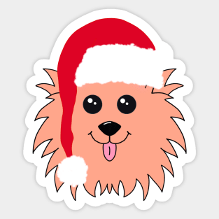 Christmas Dog Sticker